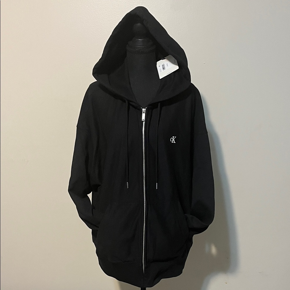 NWT Heavy weight Calvin Klein zip up hoodie